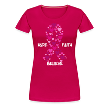 Hope Faith Love - dark pink
