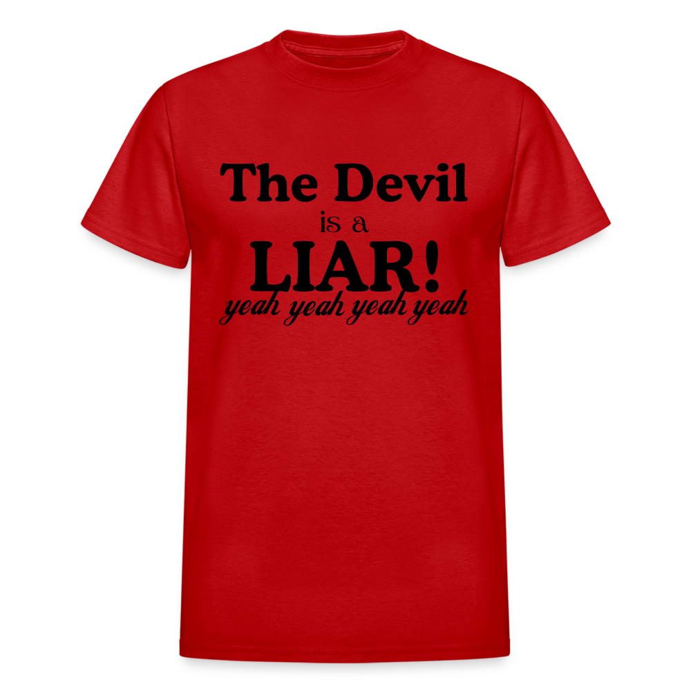 Devil is a Liar Blk - red