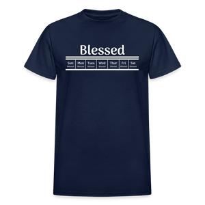 BLESSED Errrrday - navy