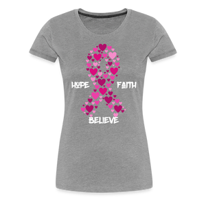 Hope Faith Love - heather gray