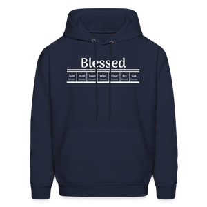 Blessed Errrday Hoodie - navy