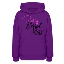 Blessed Mess Hoodie - purple