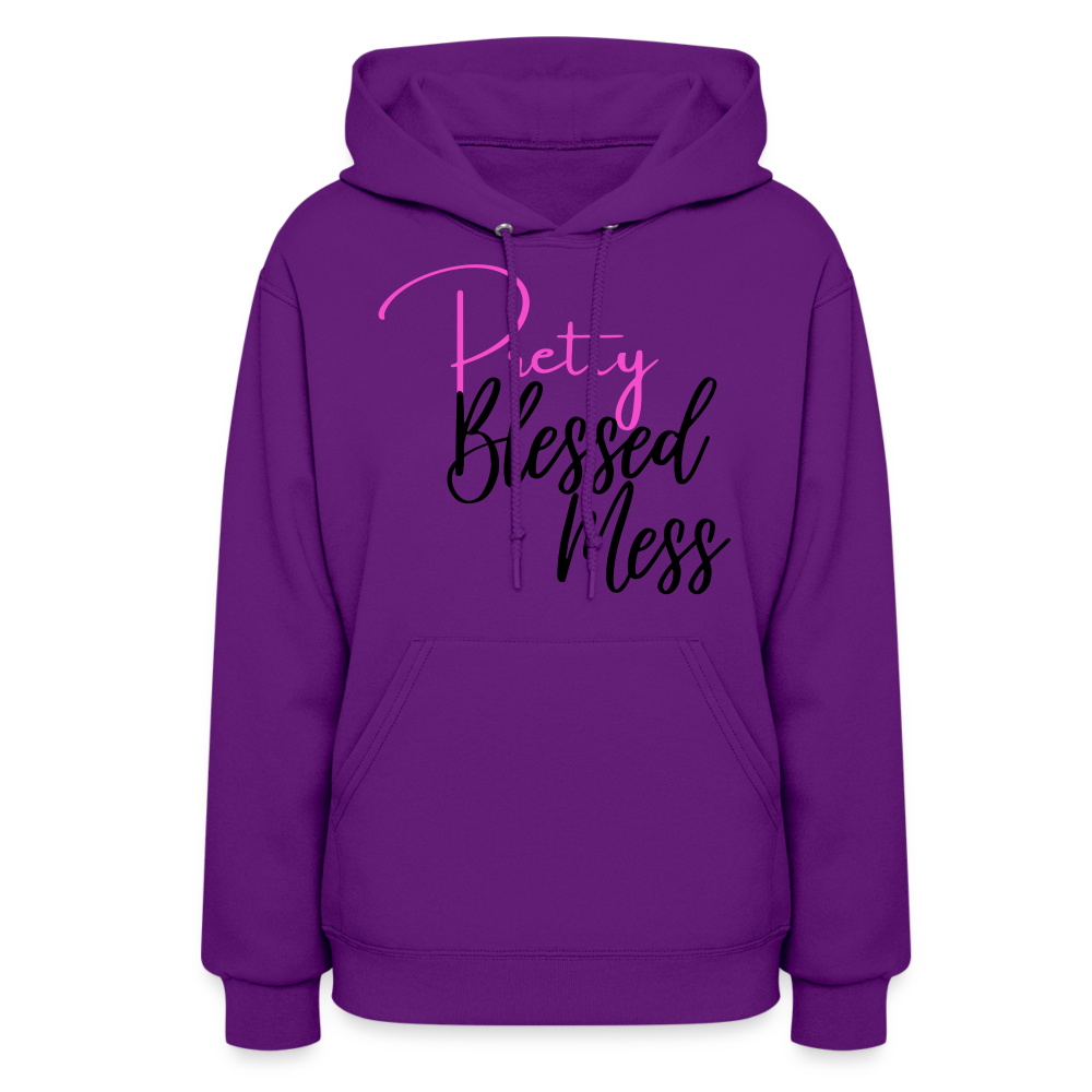 Blessed Mess Hoodie - purple