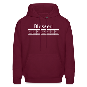 Blessed Errrday Hoodie - burgundy