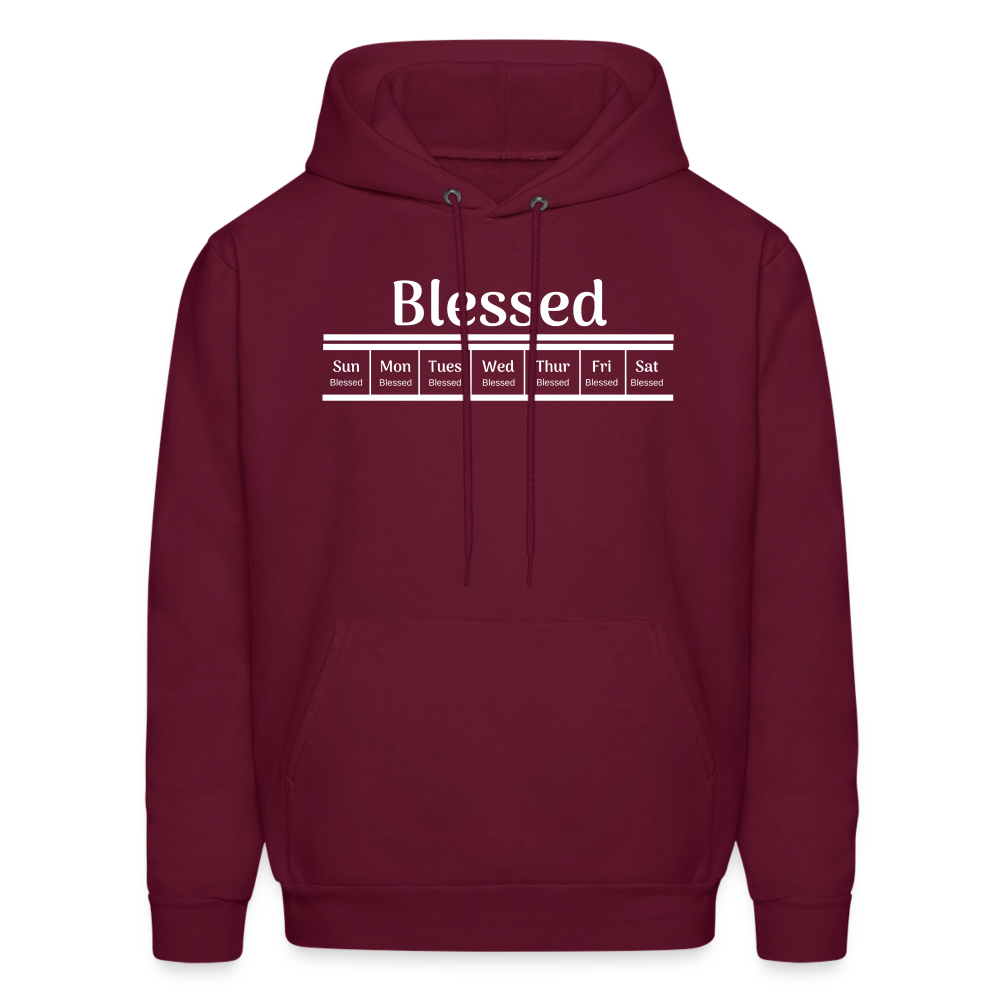 Blessed Errrday Hoodie - burgundy