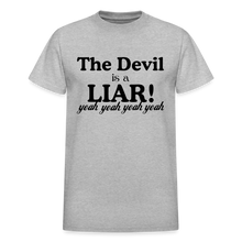 Devil is a Liar Blk - heather gray