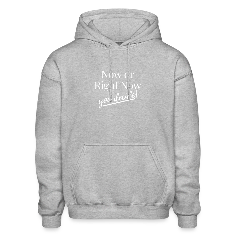 Now or Right Now - heather gray