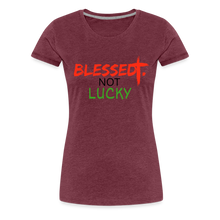 BNL Tee Women - heather burgundy