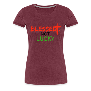 BNL Tee Women - heather burgundy