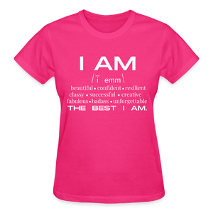 Affirmation Tee - fuchsia