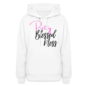 Blessed Mess Hoodie - white