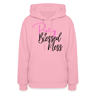 Blessed Mess Hoodie - classic pink