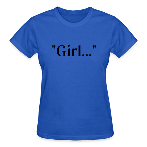 Girl... - royal blue