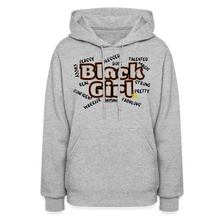 Black Girl Hoodie - heather gray