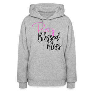 Blessed Mess Hoodie - heather gray