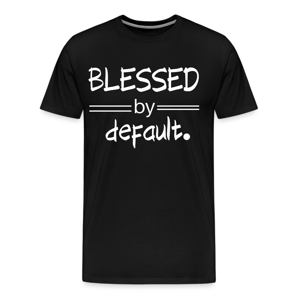 BLESSED by Default Men's Tee - black