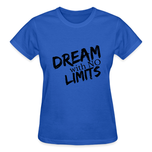 Dream No Limits women's Tee - royal blue