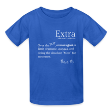 Extra Youth Tee - royal blue