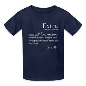 Extra Youth Tee - navy