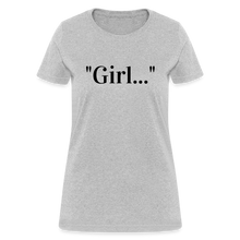 Girl... Tee - heather gray