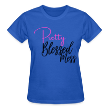 Pretty Blessed Mess - royal blue