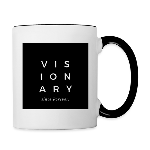 Visionary Mug - white/black