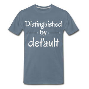 Distinguished by default - steel blue