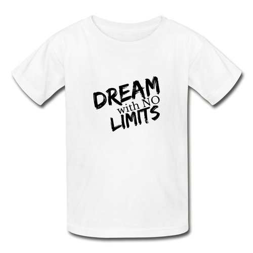 Dream No Limit Youth Tee - white