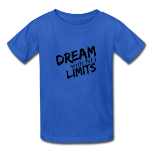 Dream No Limit Youth Tee - royal blue