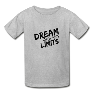 Dream No Limit Youth Tee - heather gray