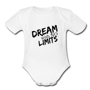 Dream No Limits Baby Tee - white