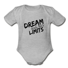 Dream No Limits Baby Tee - heather gray