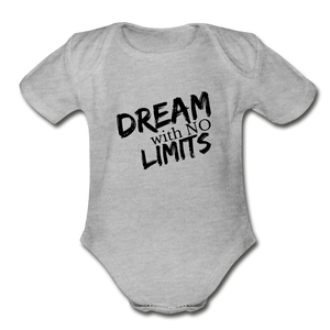 Dream No Limits Baby Tee - heather gray